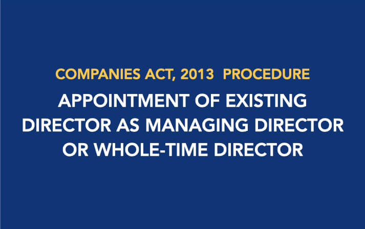 Procedure for Appointment of Management Director